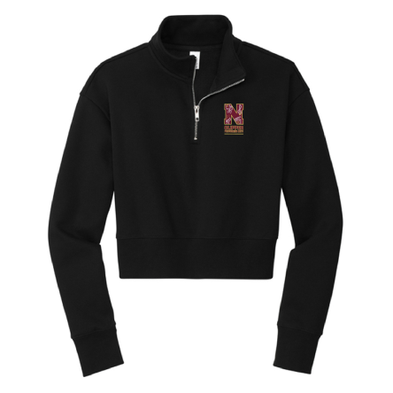 Women's Cropped Fleece 1/2 Zip