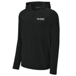 Classic 1/2 Zip Long Sleeve Hooded Jacket