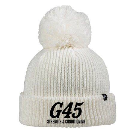 Ivory Pom Beanie