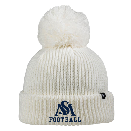 Ivory Pom Beanie