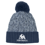 New Era Marled Knit Pom Beanie