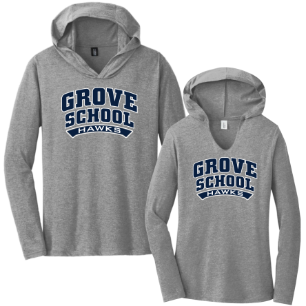Tri-Blend Long Sleeve Hooded Tee