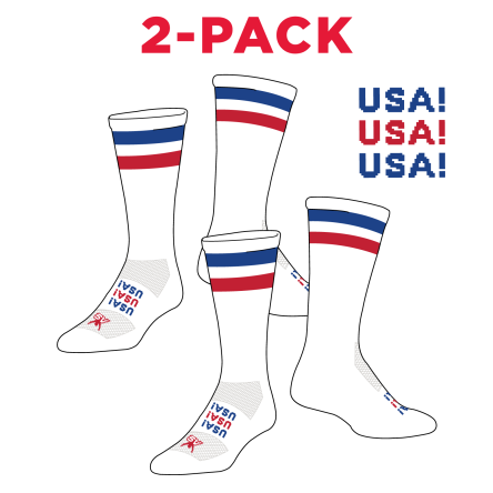 Atlantic Sportswear "USA Crew Socks