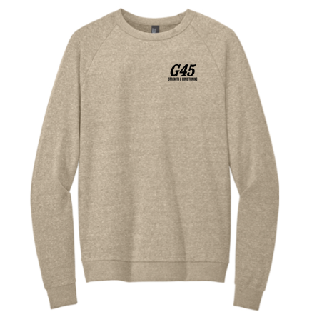 Ultra Soft Tri-Blend Fleece Crewneck Sweatshirt