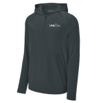 Classic 1/2 Zip Long Sleeve Hooded Jacket