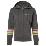 Women’s Striped Full-Zip Sweatshirt
