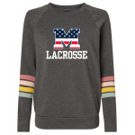 Women’s Striped Crewneck Sweatshirt
