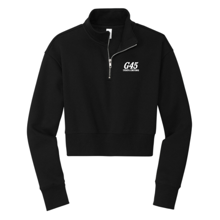 Women's Cropped Fleece 1/2 Zip