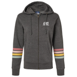 Women’s Striped Full-Zip Sweatshirt