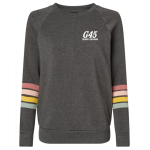 Women’s Striped Crewneck Sweatshirt