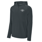 Classic 1/2 Zip Long Sleeve Hooded Jacket