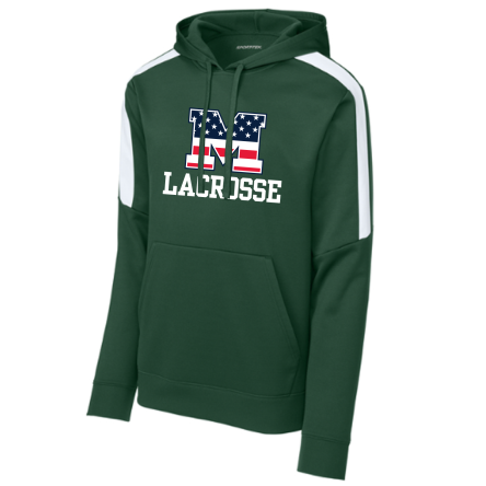 Striped Sleeve Performance Hoody