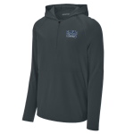 Classic 1/2 Zip Long Sleeve Hooded Jacket