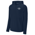Classic 1/2 Zip Long Sleeve Hooded Jacket
