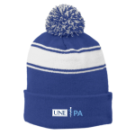 Striped Pom Beanie
