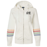 Women’s Striped Full-Zip Sweatshirt