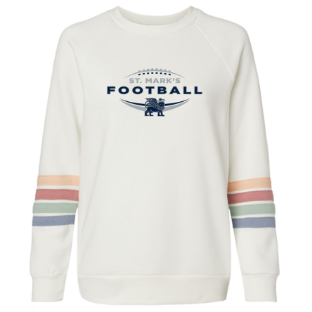 Women's Striped Crewneck Sweatshirt