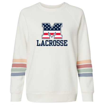 Women's Striped Crewneck Sweatshirt