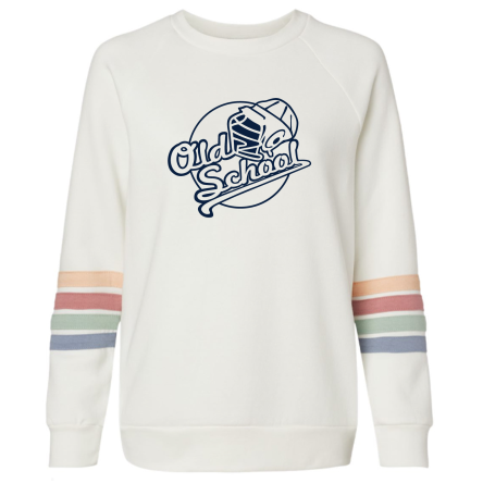 Women's Striped Crewneck Sweatshirt