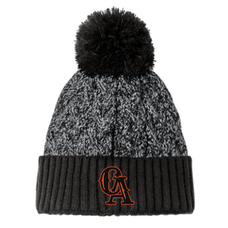 New Era Marled Knit Pom Beanie