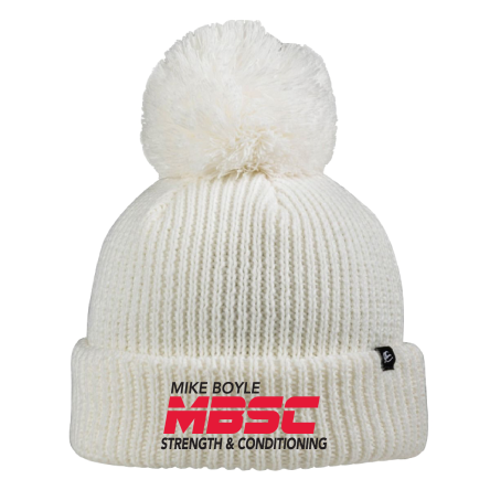 Ivory Pom Beanie
