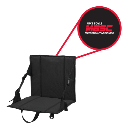 Black Stadium Seat