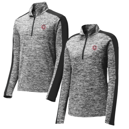 Electric Heather Colorblock 1/4 Zip Pullover