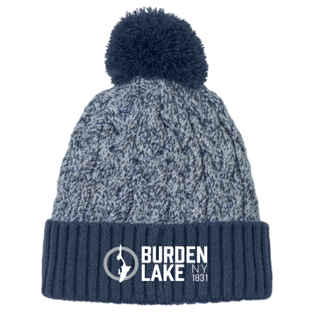 New Era Marled Knit Pom Beanie