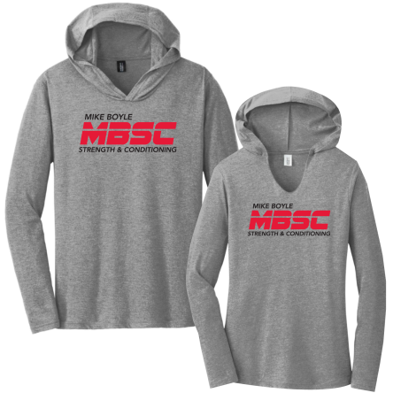 Tri-Blend Long Sleeve Hooded Tee