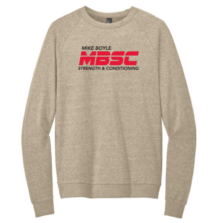 Ultra Soft Tri-Blend Fleece Crewneck Sweatshirt