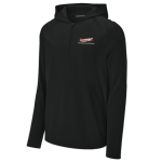 Classic 1/2 Zip Long Sleeve Hooded Jacket