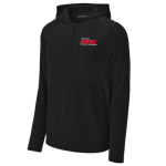 Classic 1/2 Zip Long Sleeve Hooded Jacket