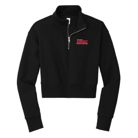 Women's Cropped Fleece 1/2 Zip