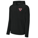Classic 1/2 Zip Long Sleeve Hooded Jacket