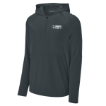 Classic 1/2 Zip Long Sleeve Hooded Jacket