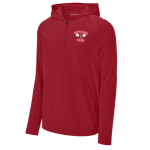 Classic 1/2 Zip Long Sleeve Hooded Jacket