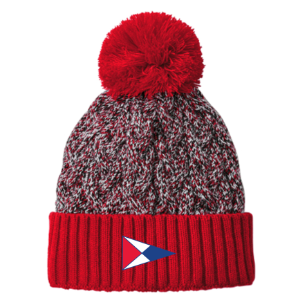 New Era Marled Knit Pom Beanie