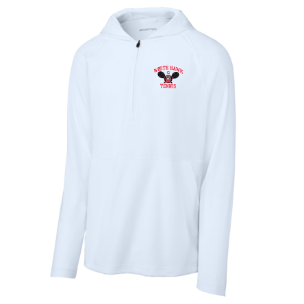 Classic 1/2 Zip Long Sleeve Hooded Jacket