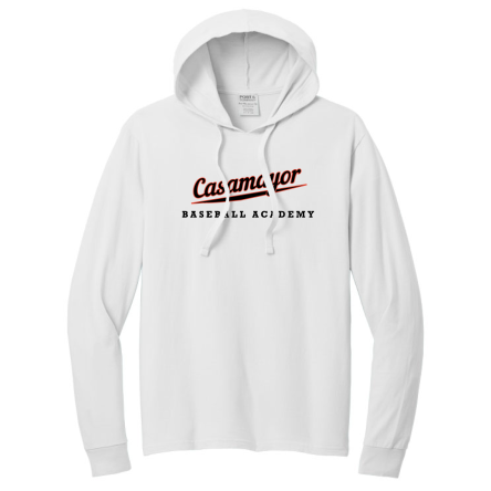 Garment-Dyed Pullover Hooded Tee