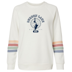 Women’s Striped Crewneck Sweatshirt