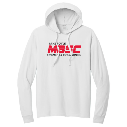 Garment-Dyed Pullover Hooded Tee