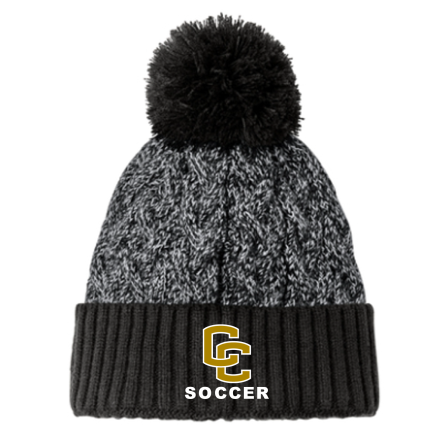 New Era Marled Knit Pom Beanie