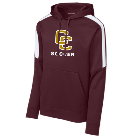 Striped Sleeve Performance Hoody