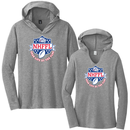 Tri-Blend Long Sleeve Hooded Tee