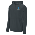 Classic 1/2 Zip Long Sleeve Hooded Jacket