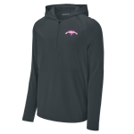 Classic 1/2 Zip Long Sleeve Hooded Jacket