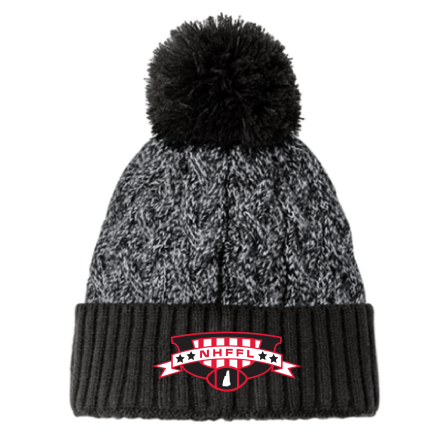 New Era Marled Knit Pom Beanie