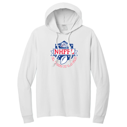 Garment-Dyed Pullover Hooded Tee