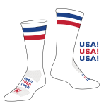 Atlantic Sportswear “USA” Crew Socks