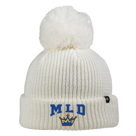 Ivory Pom Beanie